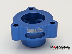 Ford Bronco Blow Off Adapter Plate - 2.3L Turbo - SILA Concepts - Blue
